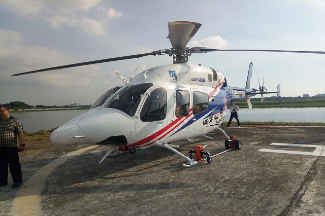 Helicopter rent price in Bangladesh