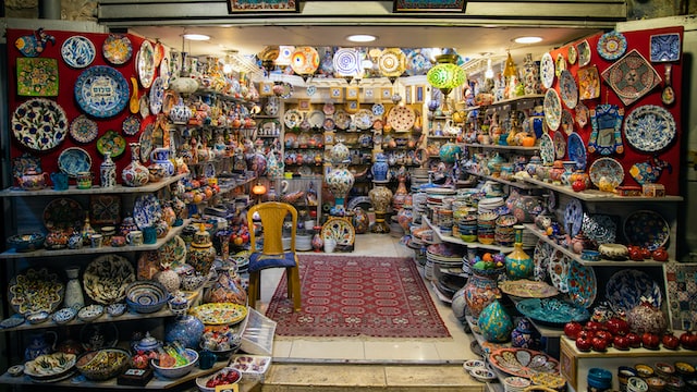 Souvenir Souq shop displays one of Riyadh's iconic and cultural hotspots 