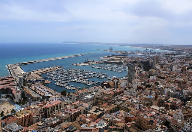 the view of Alicante.