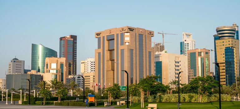 Manama city in Bahrain